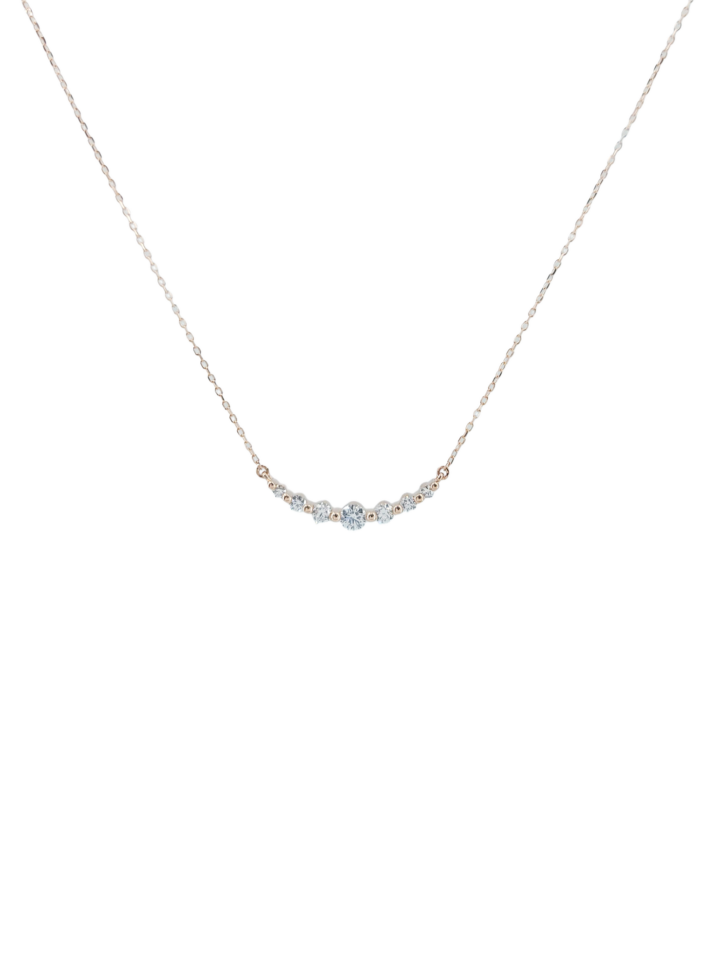 Smile Diamond Necklace-WK4229@