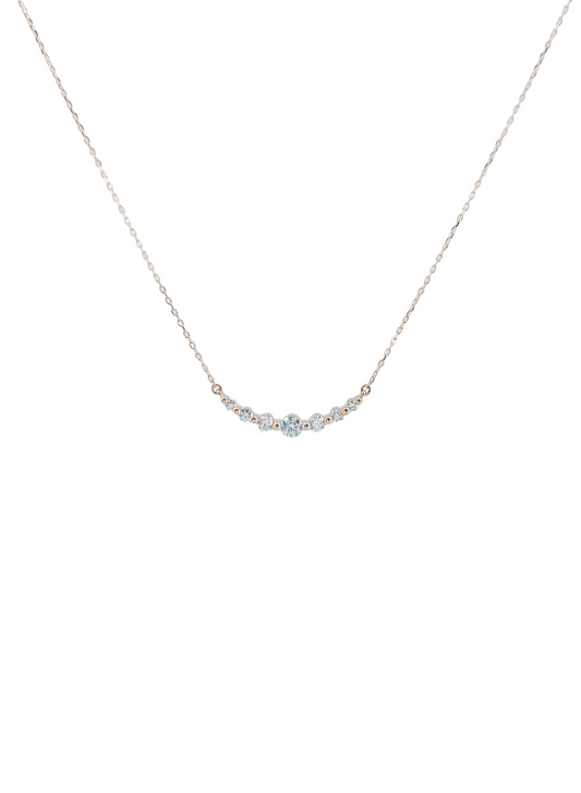Smile Diamond Necklace-WK4229@