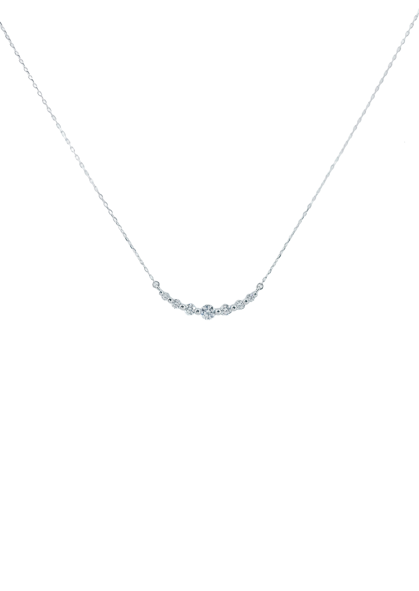 Smile Diamond Necklace-WK4229@
