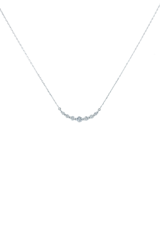 Smile Diamond Necklace-WK4229@