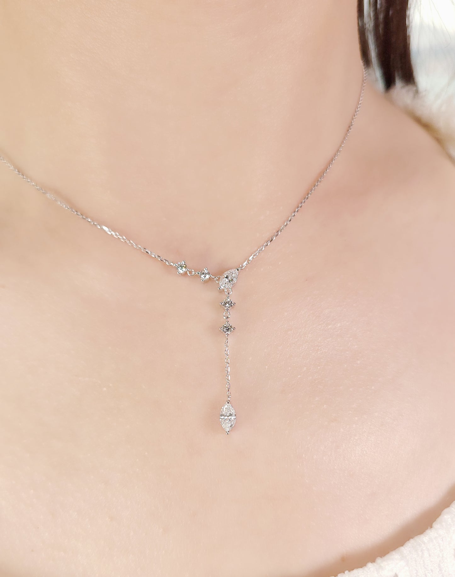 Smile Diamond Necklace-WK4229@