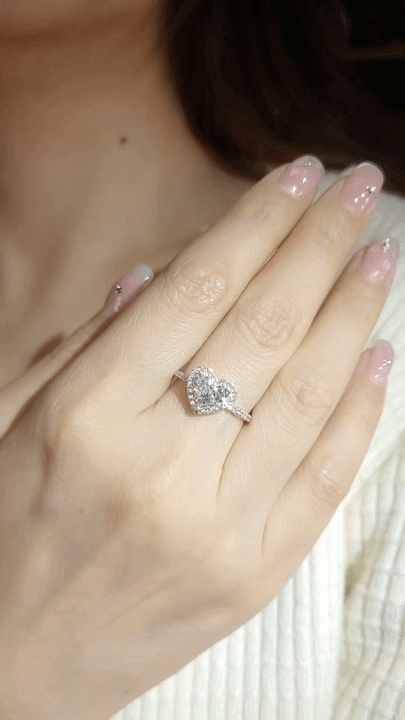 Heart Diamond Ring-WK4240