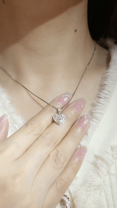 Heart Diamond Pendant-WK4241