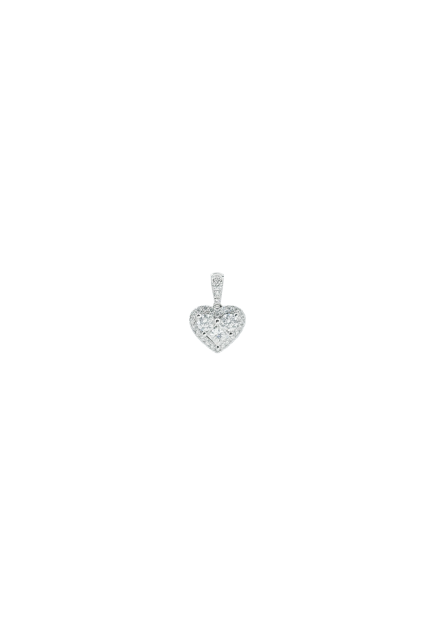 Heart Diamond Pendant-WK4241