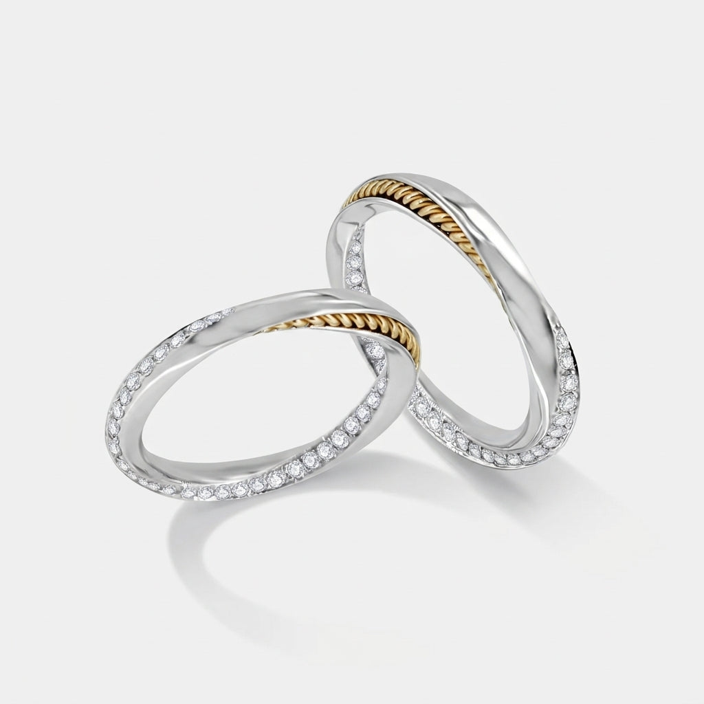 Wedding Ring WK3360 (men)  WK3661 (women)BR