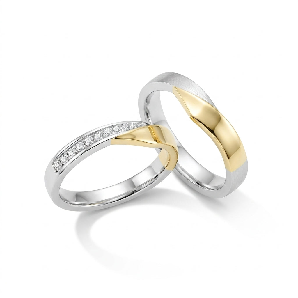 Wedding Ring RR9692(men) RR9695 (women)BR