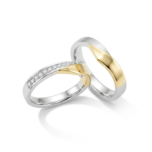 Wedding Ring RR9692(men) RR9695 (women)BR