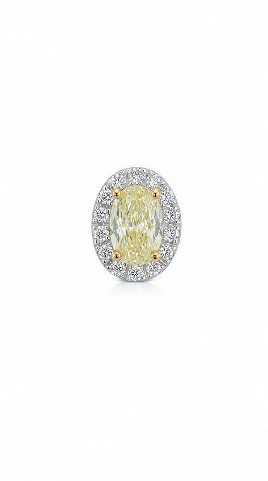 Yellow Diamond Charm-WK4136@