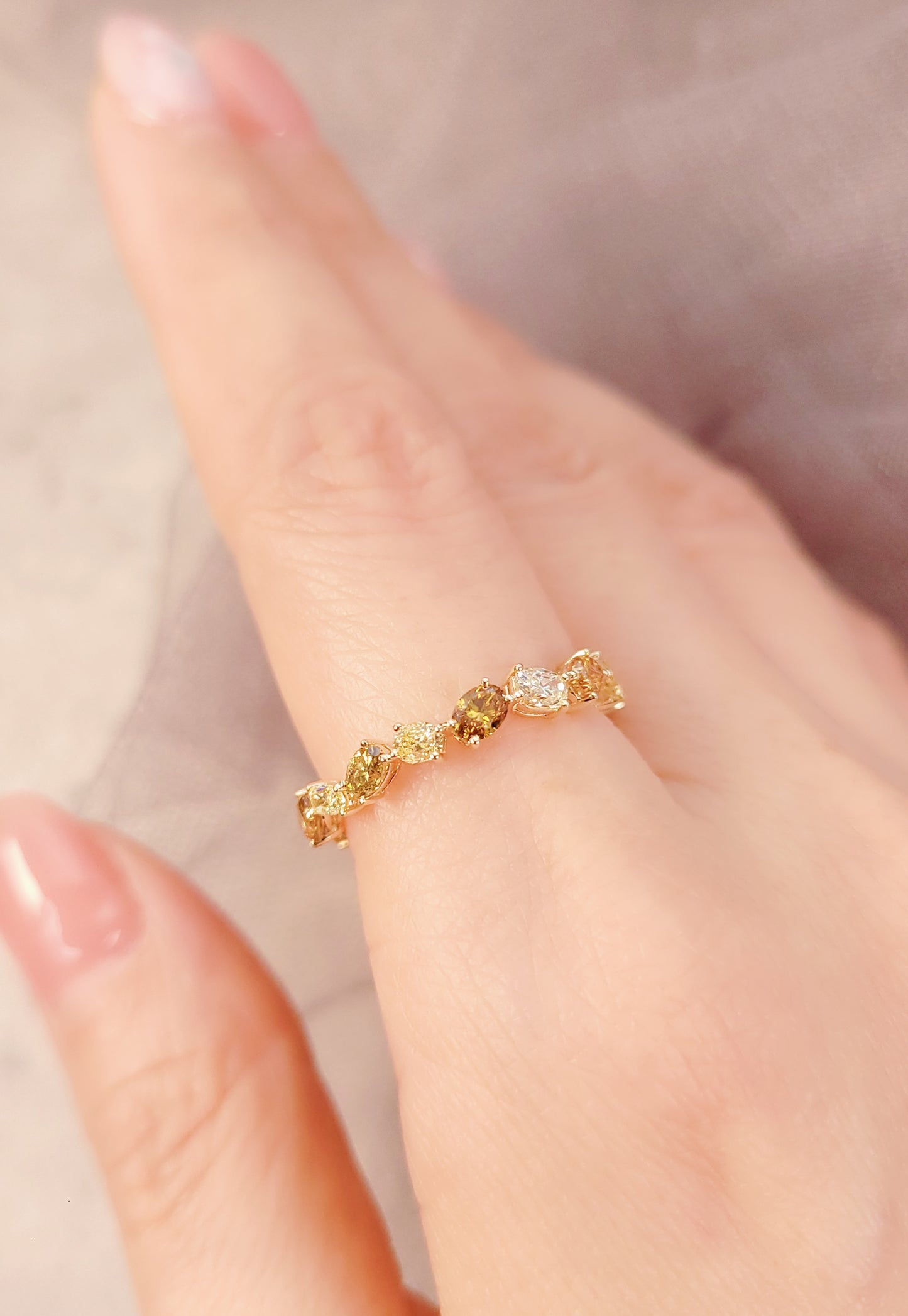Yellow Diamond Ring-WK41952