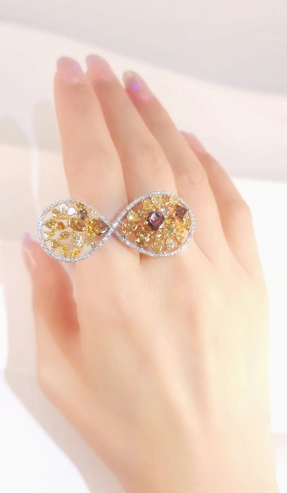 Yellow Diamond Ring-ZFO00014142