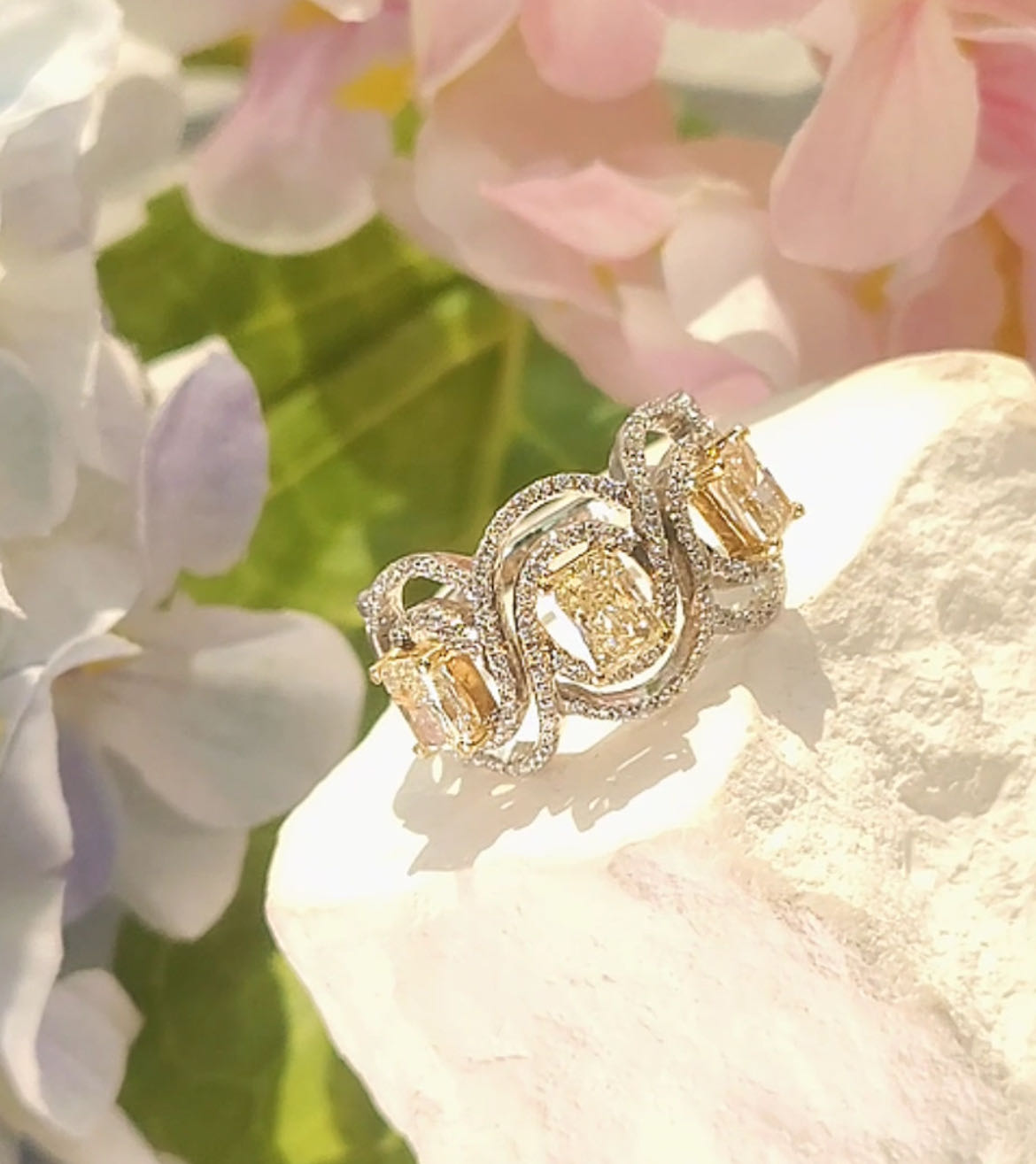 Yellow Diamond Ring-ZFO00018129