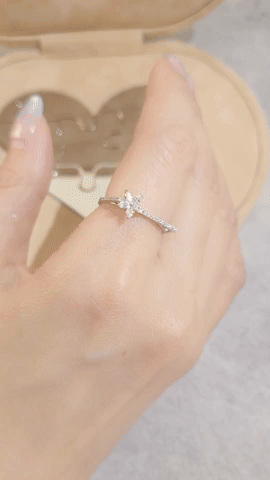 Diamond Flower Ring -WK4102