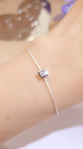 Lucke Rope Diamond Bracelet-WK4108@