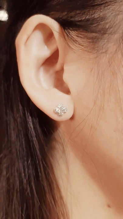 Diamond Earrings-WK4210@