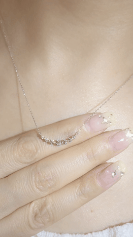 Smile Diamond Necklace-WK4229@