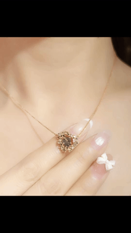 Raw Noir Diamond Necklace-WK3231