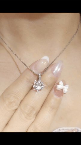 Diamond Flower Pendant-WK3625RD