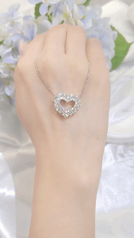 Diamond Heart Pendant-WK3856D