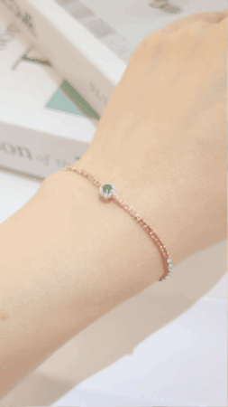 Emerald Diamond Charm-WK4152@