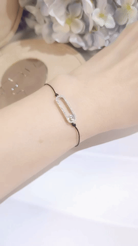 Lucke Rope Scroll Diamond Bracelet-WK4124@