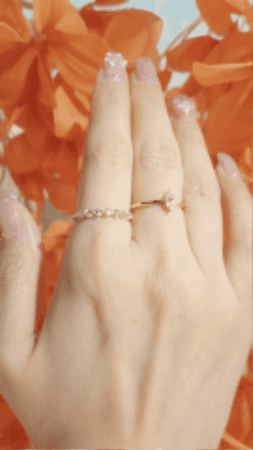 GIA 0.32CT Marquise Diamond Ring-WK4171