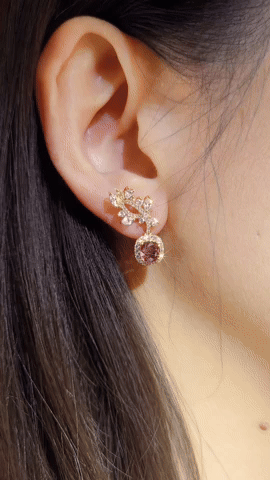 3 Ways Sapphire and Diamond Earrings-WK3717