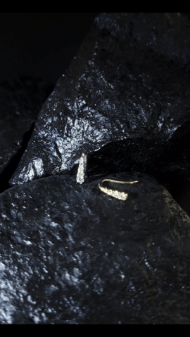 Diamond Earring (one piece)-WK4196@