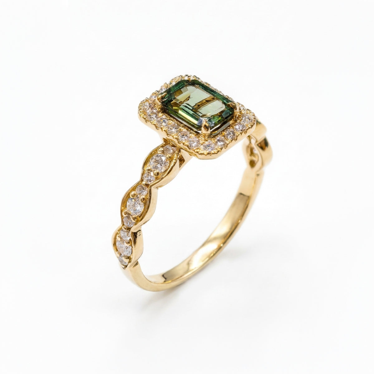 Purple Sapphire Diamond Ring-WK3460AE5