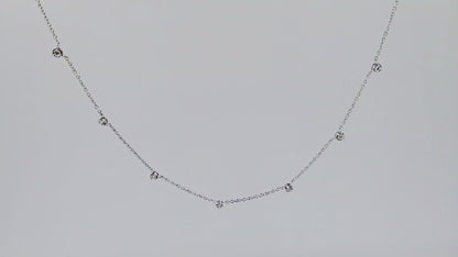 Gypsophila  Diamond Necklace-WK3971