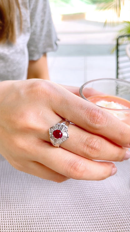 Ruby and Diamond Ring-BFO00001644