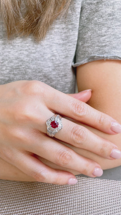 Ruby and Diamond Ring-BFO00001644