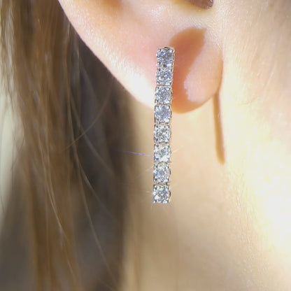 Diamond Drop Earrings (one piece) -WK3991