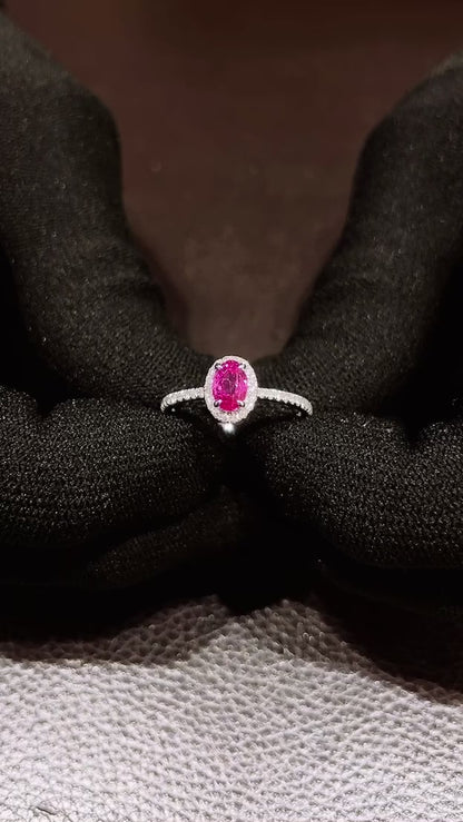 Ruby and Natural  Diamond Ring-BFO00003390