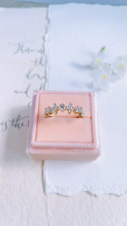 Cluster Diamond Ring-WK3891