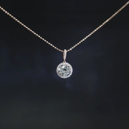 GIA 1.00CT Diamond Pendant -WK3986