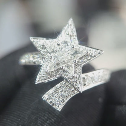 Star Diamond Ring-WK3992