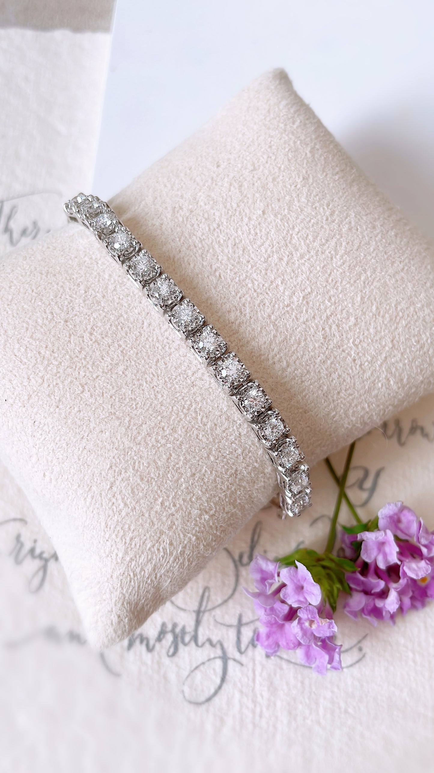 Diamond Tennis Bracelet-WK3791