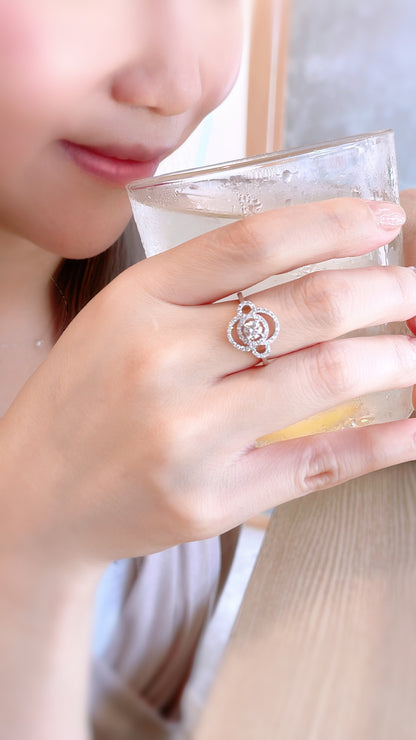 Camellia Diamond Ring-ZFO00018857