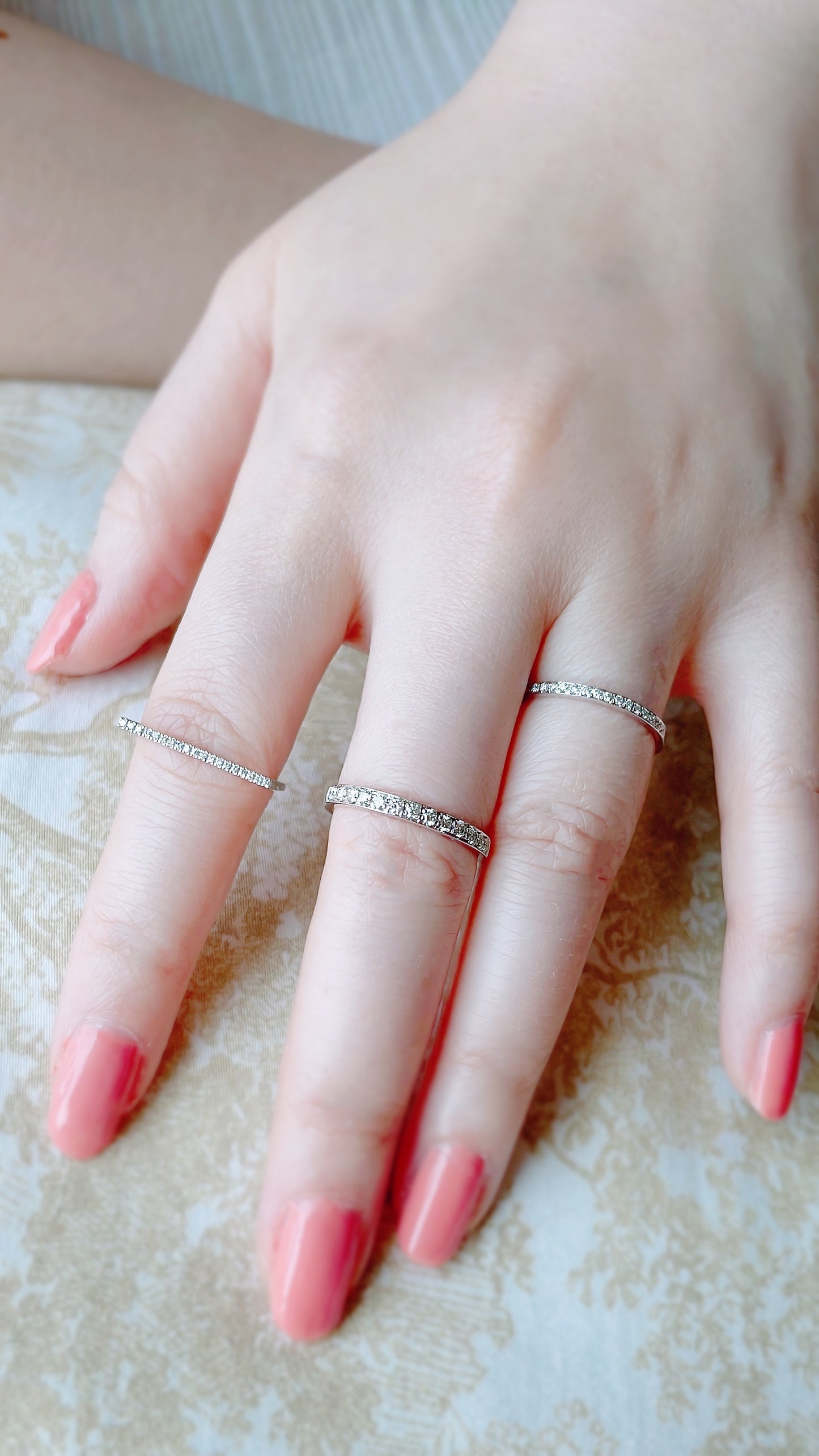 Half Eternity Diamond Ring-WK3513