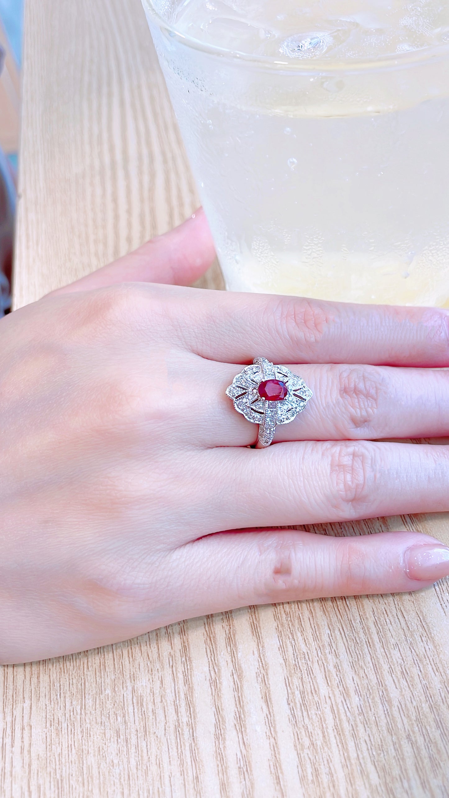 Ruby and Diamond Ring-BFO00001593