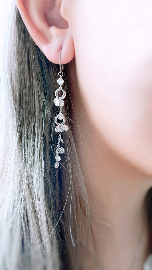 Dangle Diamond Earrings-ZCO00006121