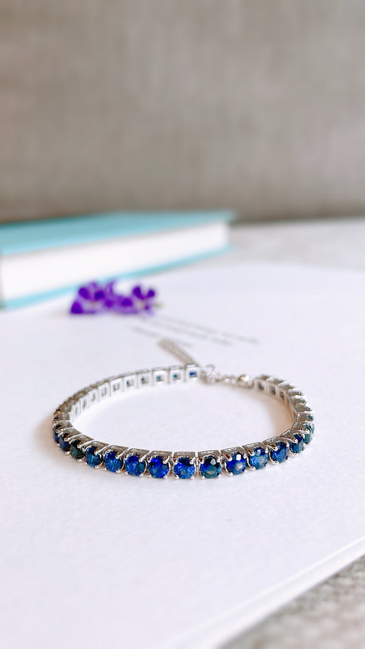 Blue Sapphire Bracelet-WK3816