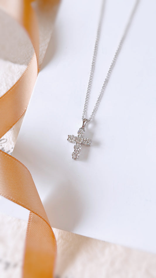 Diamond Cross Pendant-WK3777