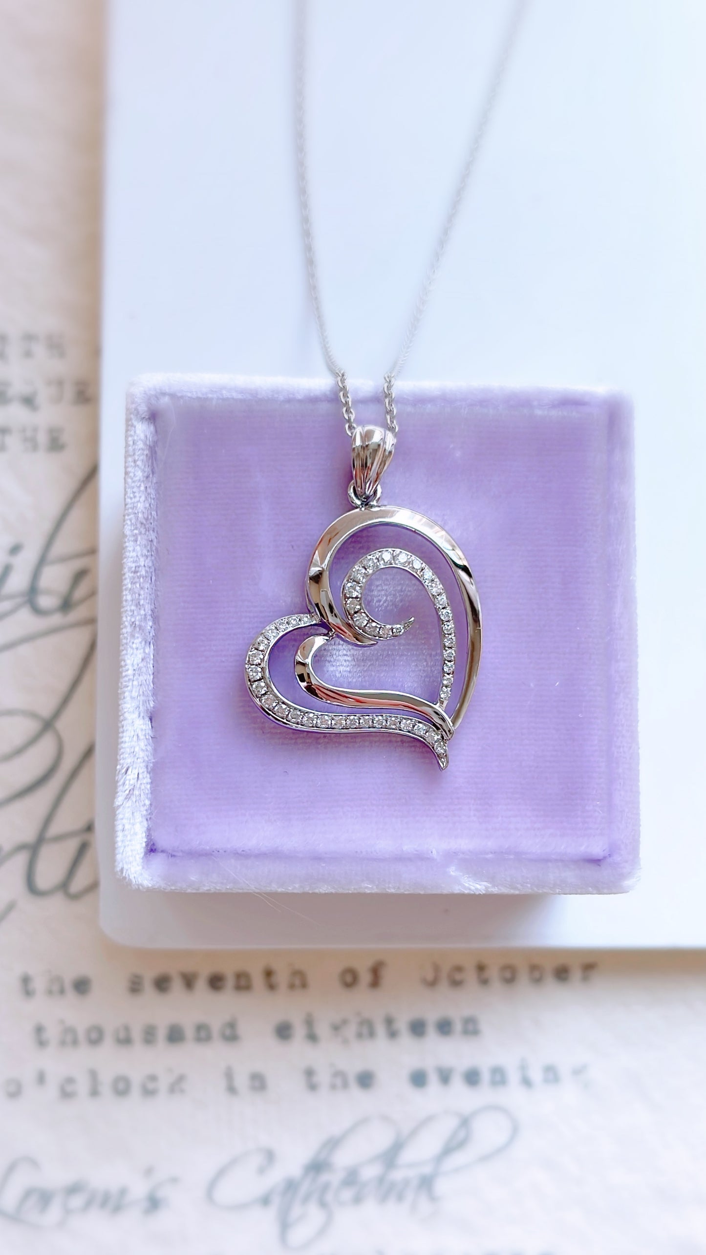 Diamond Heart Pendant-ZEO00007918