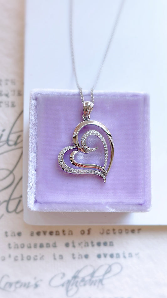 Diamond Heart Pendant-ZEO00007918