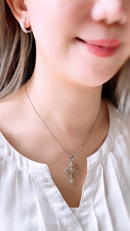 Diamond Cross Pendant-ZEO00007083