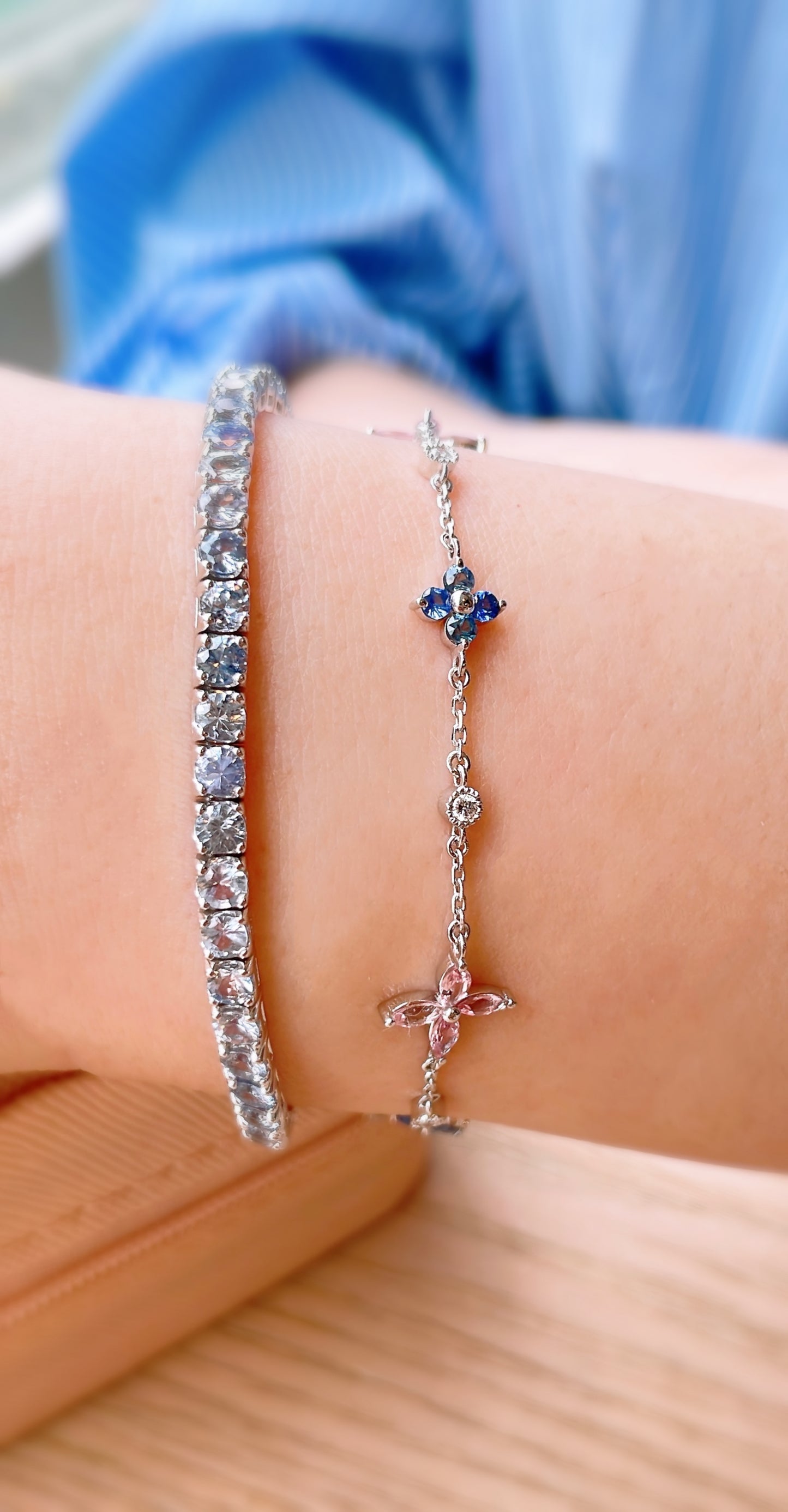 Blue Sapphire Bracelet-WK3764