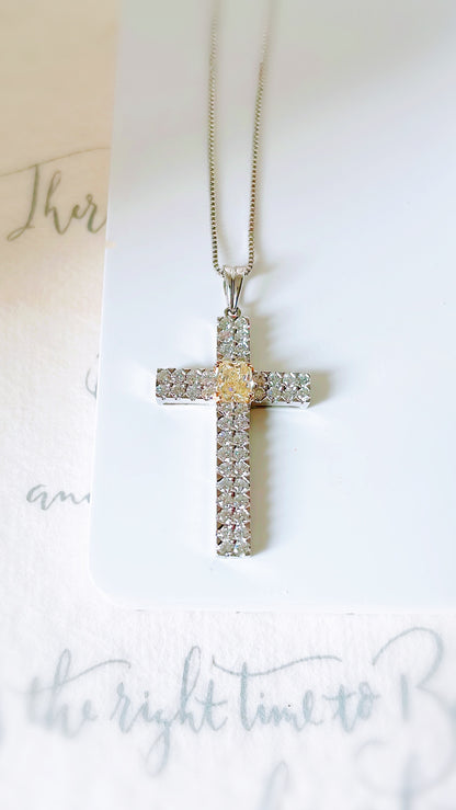 Diamond Cross Pendant-ZEO00005118