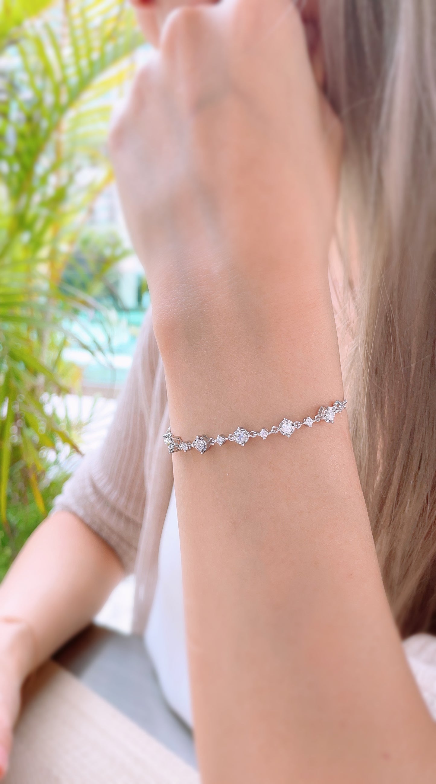 Natural Diamond Bracelet-WK3578