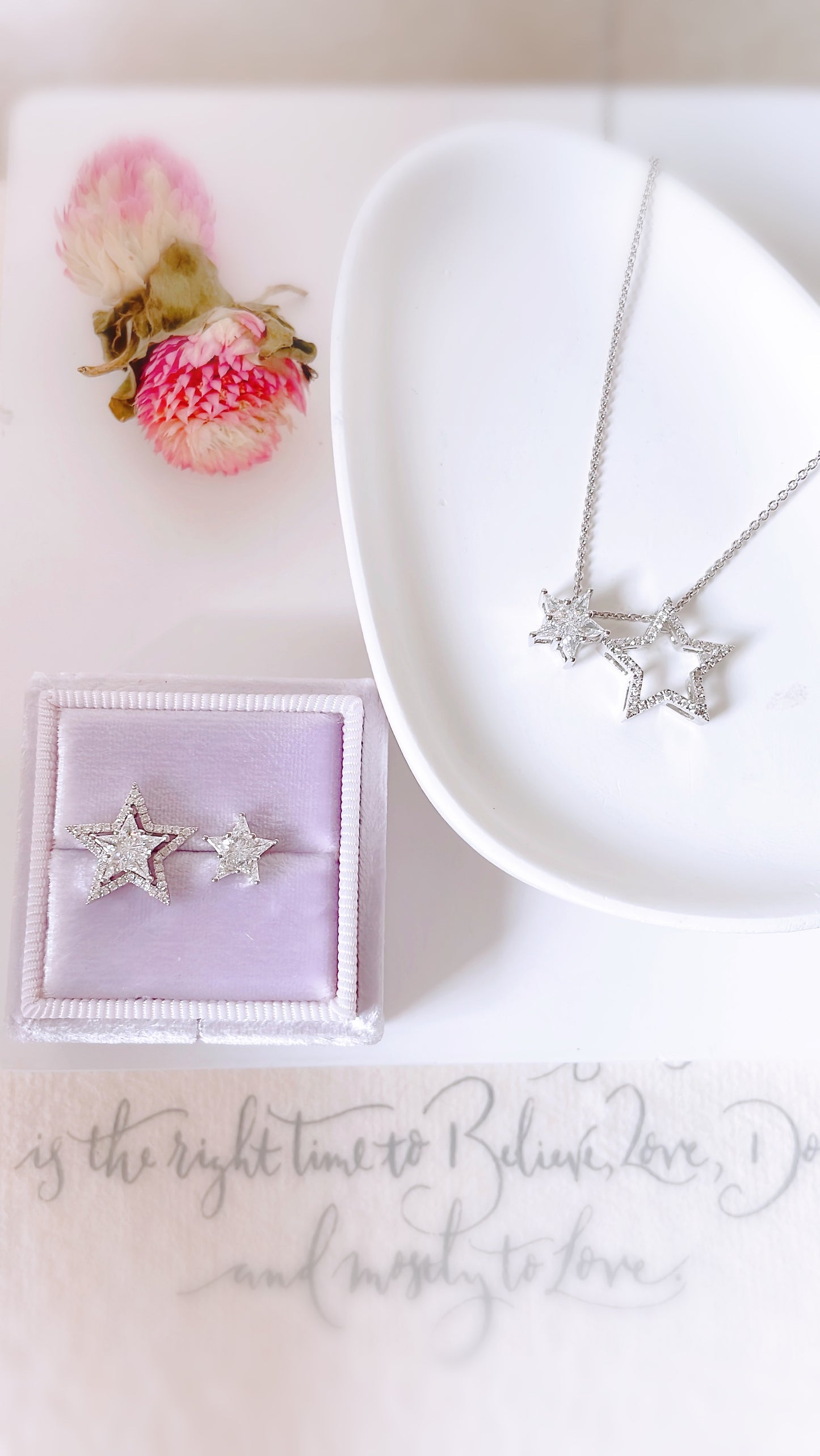 3 Ways Star Diamond Pendant-WK3642